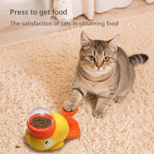 Anti-Schling Napf Ente | Intelligenter Slow-Feeder für Hunde & Katzen