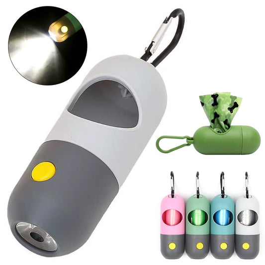 Kotbeutelspender mit LED-Licht